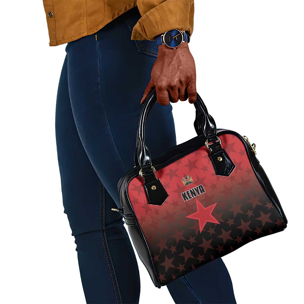 Kenya Football Shoulder Handbag Harambee Harambee Stars - Red Jersey - African Pride