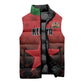 Custom Kenya Football Sleeveless Puffer Jacket Go Harambee Stars - Red Jersey