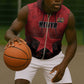 Custom Kenya Football Sleeveless Zip Hoodie Harambee Harambee Stars - Red Jersey - African Pride