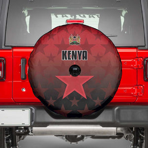 Kenya Football Spare Tire Cover Harambee Harambee Stars - Red Jersey - African Pride