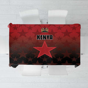 Kenya Football Tablecloth Harambee Harambee Stars - Red Jersey - African Pride