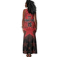 Custom Kenya Football Tank Maxi Dress Harambee Harambee Stars - Red Jersey - African Pride