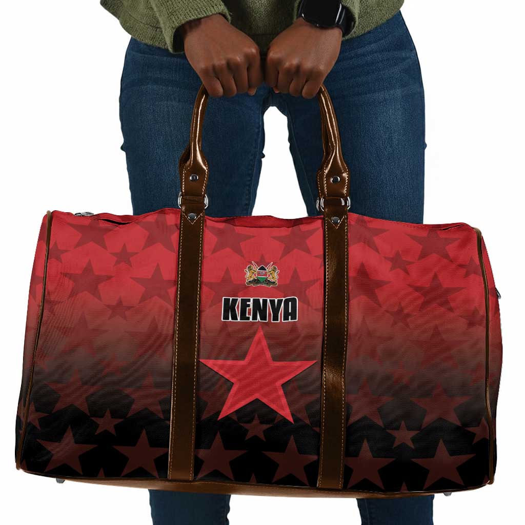 Kenya Football Travel Bag Go Harambee Stars - Red Jersey