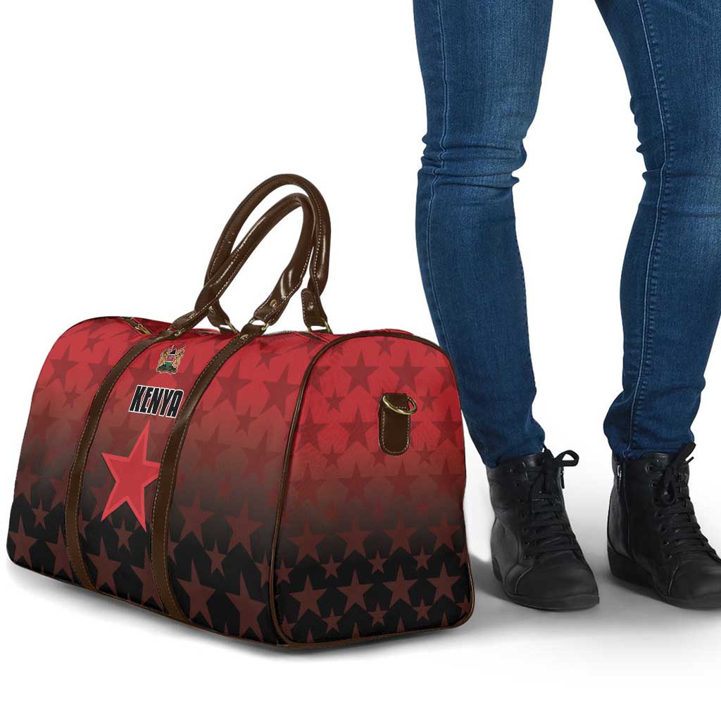Kenya Football Travel Bag Go Harambee Stars - Red Jersey