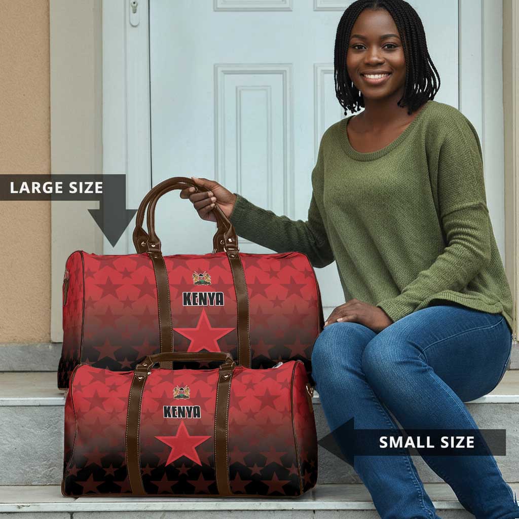 Kenya Football Travel Bag Go Harambee Stars - Red Jersey