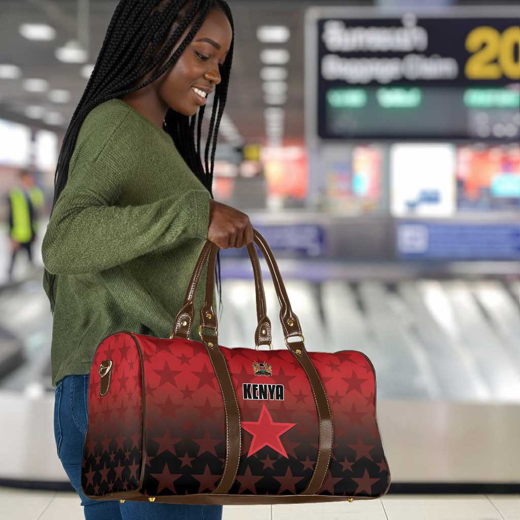 Kenya Football Travel Bag Go Harambee Stars - Red Jersey