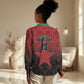 Custom Kenya Football Women Casual Shirt Harambee Harambee Stars - Red Jersey - African Pride