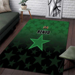 Kenya Football Area Rug Harambee Harambee Stars - Green Jersey - African Pride