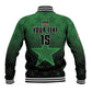 Custom Kenya Football Baseball Jacket Harambee Harambee Stars - Green Jersey - African Pride