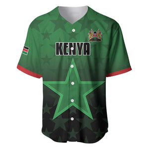 Custom Kenya Football Baseball Jersey Harambee Harambee Stars - Green Jersey - African Pride