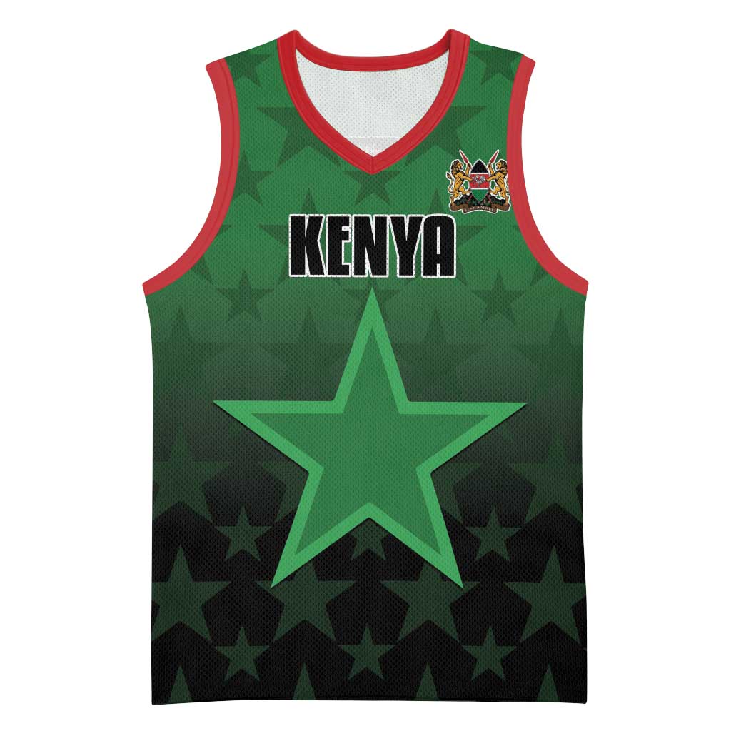 Custom Kenya Football Basketball Jersey Harambee Harambee Stars - Green Jersey - African Pride