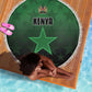 Kenya Football Beach Blanket Harambee Harambee Stars - Green Jersey - African Pride