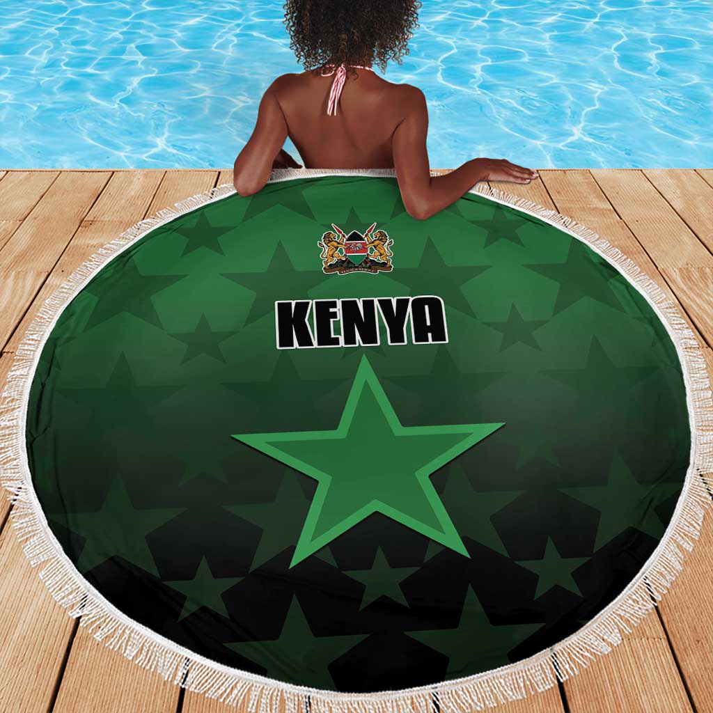 Kenya Football Beach Blanket Harambee Harambee Stars - Green Jersey - African Pride