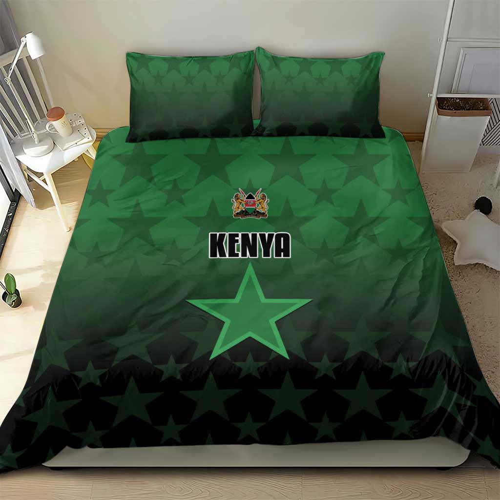 Kenya Football Bedding Set Harambee Harambee Stars - Green Jersey - African Pride