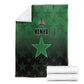 Kenya Football Blanket Harambee Harambee Stars - Green Jersey - African Pride