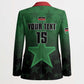 Custom Kenya Football Blazer Go Harambee Stars - Green Jersey
