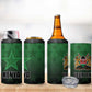 Custom Kenya Football 4 in 1 Can Cooler Tumbler Harambee Harambee Stars - Green Jersey - African Pride