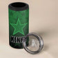 Custom Kenya Football 4 in 1 Can Cooler Tumbler Harambee Harambee Stars - Green Jersey - African Pride