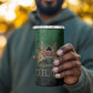 Custom Kenya Football 4 in 1 Can Cooler Tumbler Harambee Harambee Stars - Green Jersey - African Pride