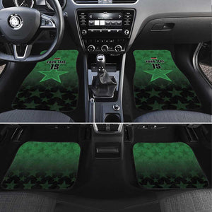 Custom Kenya Football Car Mats Harambee Harambee Stars - Green Jersey - African Pride