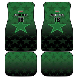 Custom Kenya Football Car Mats Harambee Harambee Stars - Green Jersey - African Pride