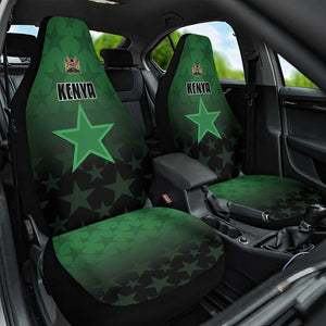 Kenya Football Car Seat Cover Harambee Harambee Stars - Green Jersey - African Pride