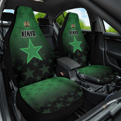 Kenya Football Car Seat Cover Harambee Harambee Stars - Green Jersey - African Pride