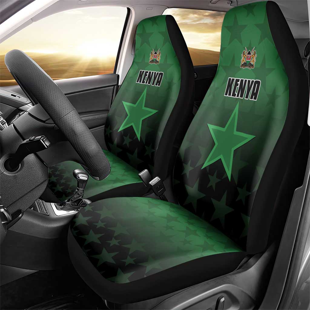Kenya Football Car Seat Cover Harambee Harambee Stars - Green Jersey - African Pride