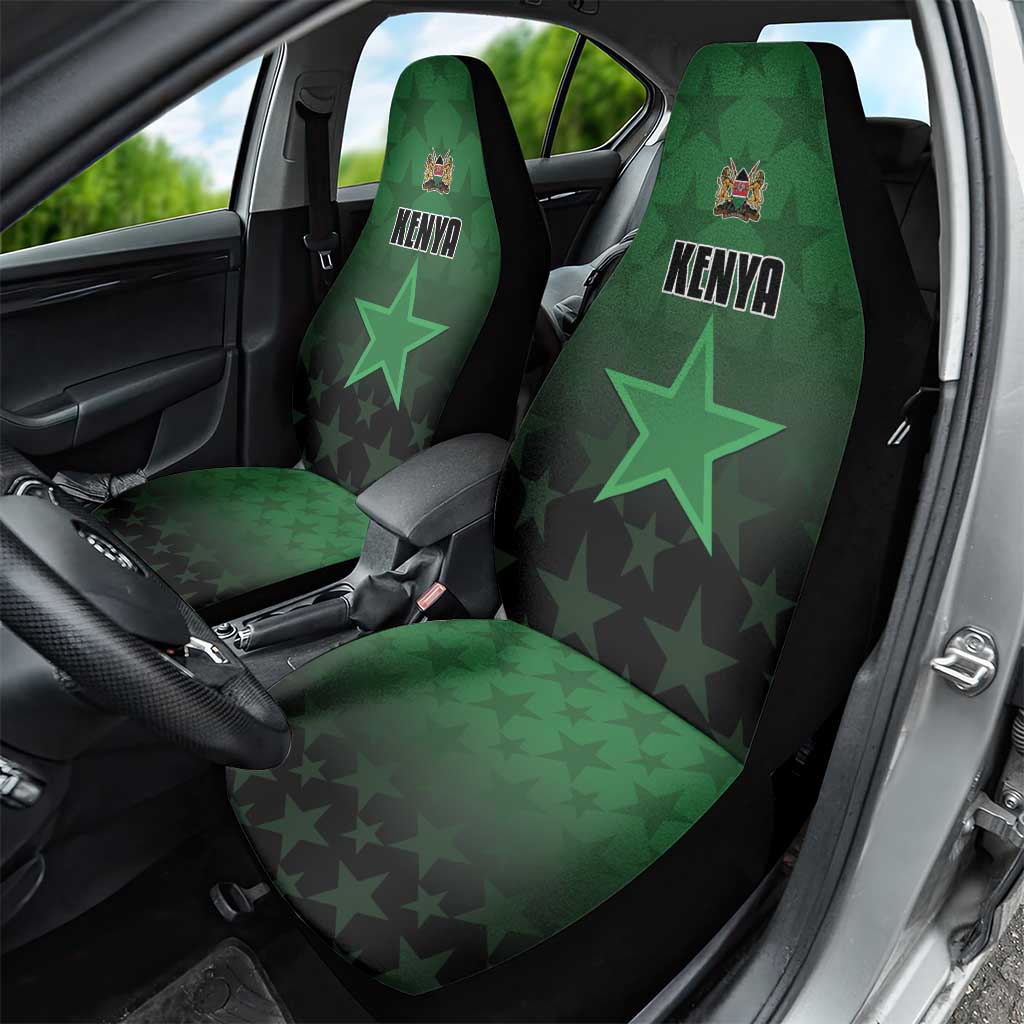 Kenya Football Car Seat Cover Harambee Harambee Stars - Green Jersey - African Pride