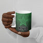 Custom Kenya Football Ceramic Mug Go Harambee Stars - Green Jersey
