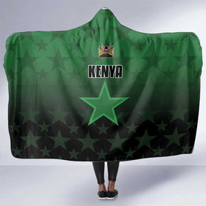 Kenya Football Hooded Blanket Harambee Harambee Stars - Green Jersey - African Pride