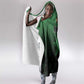 Kenya Football Hooded Blanket Harambee Harambee Stars - Green Jersey - African Pride