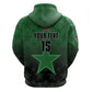 Custom Kenya Football Hoodie Harambee Harambee Stars - Green Jersey - African Pride