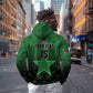 Custom Kenya Football Hoodie Harambee Harambee Stars - Green Jersey - African Pride