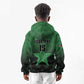 Custom Kenya Football Kid Hoodie Harambee Harambee Stars - Green Jersey - African Pride