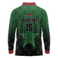Custom Kenya Football Long Sleeve Polo Shirt Harambee Harambee Stars - Green Jersey - African Pride