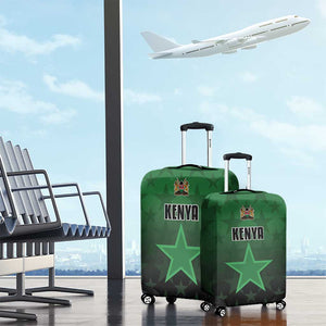 Kenya Football Luggage Cover Harambee Harambee Stars - Green Jersey - African Pride