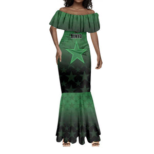 Custom Kenya Football Mermaid Dress Harambee Harambee Stars - Green Jersey - African Pride