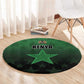 Kenya Football Round Carpet Harambee Harambee Stars - Green Jersey - African Pride