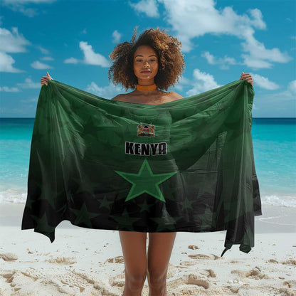 Kenya Football Sarong Harambee Harambee Stars - Green Jersey - African Pride