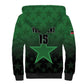 Custom Kenya Football Sherpa Hoodie Harambee Harambee Stars - Green Jersey - African Pride