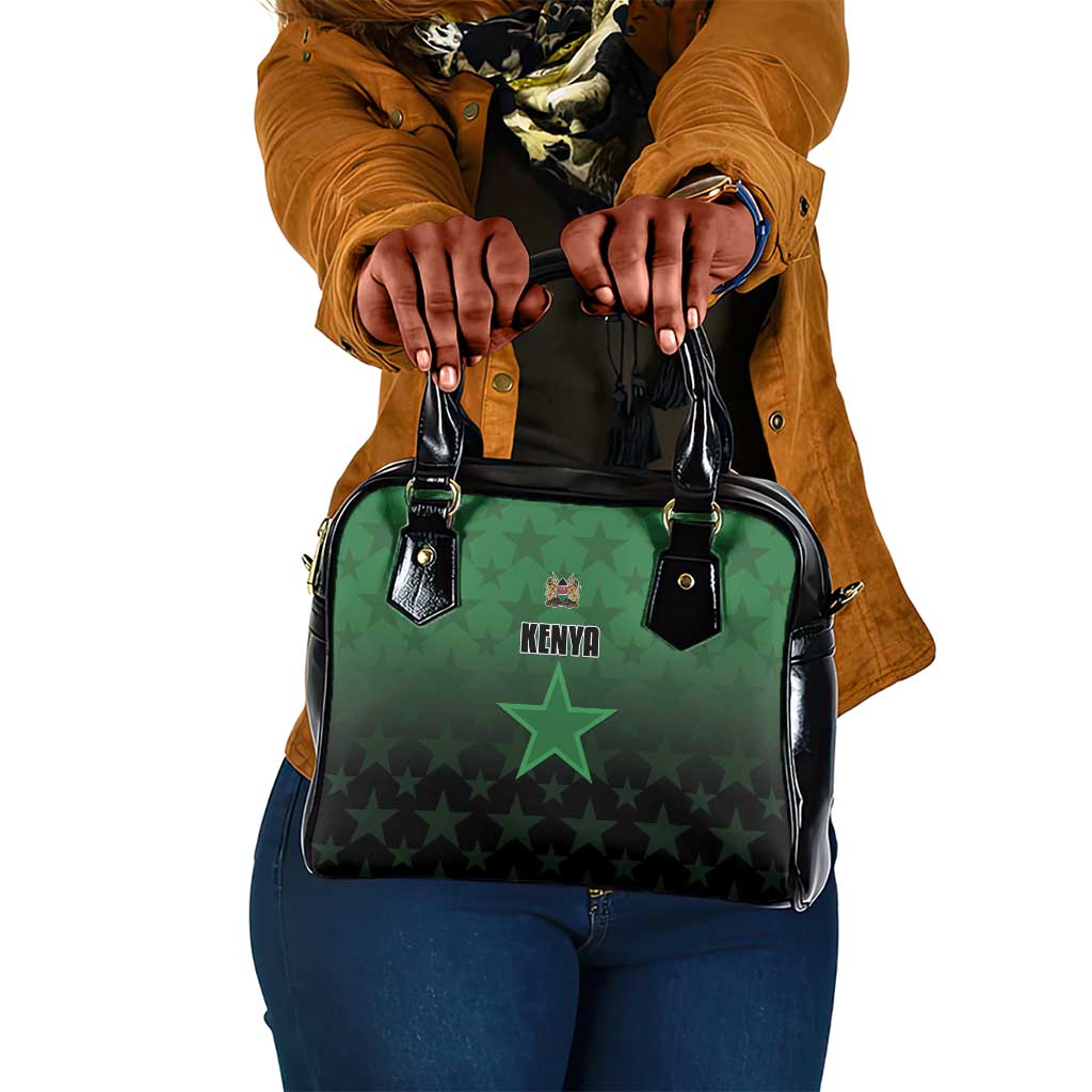 Kenya Football Shoulder Handbag Harambee Harambee Stars - Green Jersey - African Pride