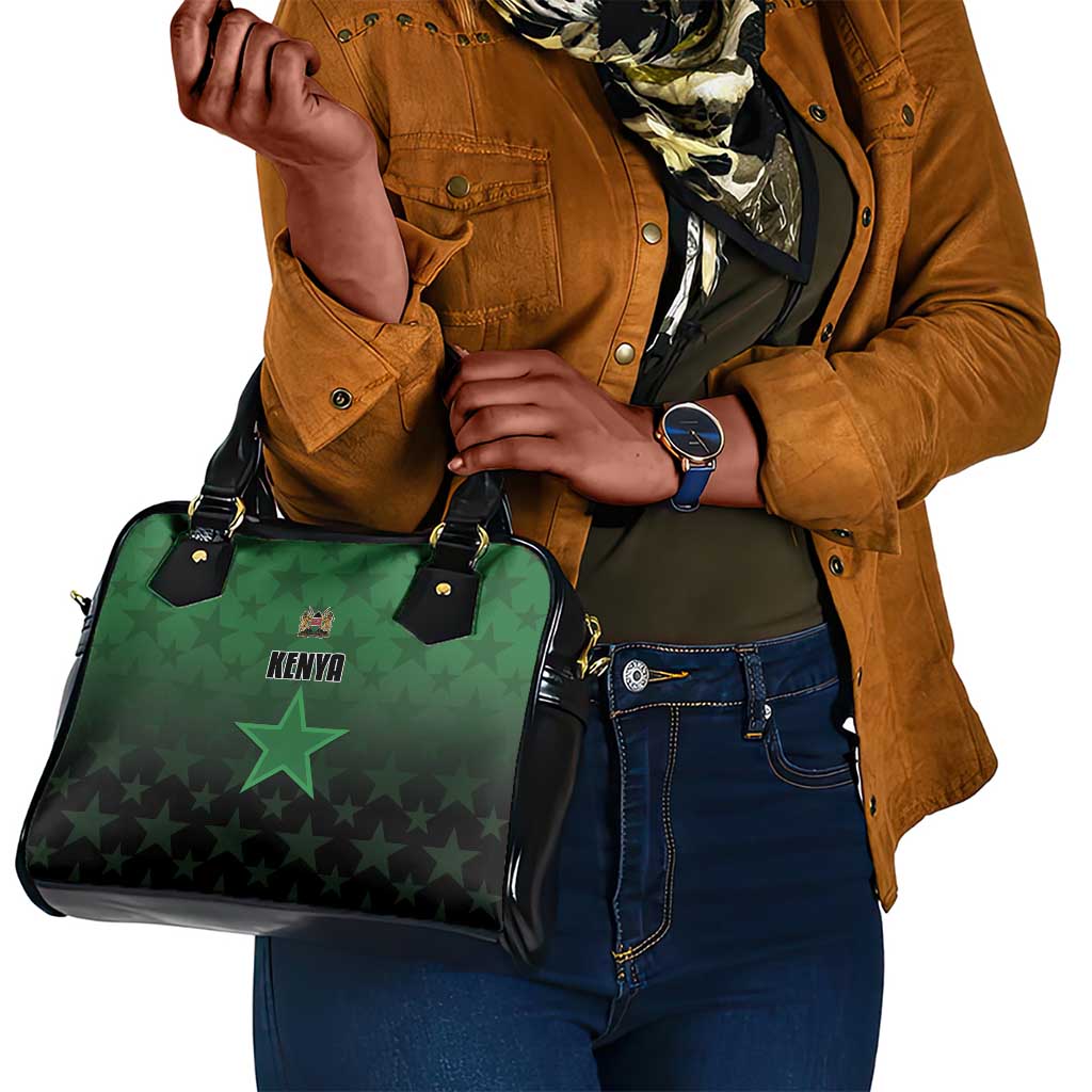 Kenya Football Shoulder Handbag Harambee Harambee Stars - Green Jersey - African Pride