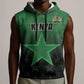 Custom Kenya Football Sleeveless Hoodie Harambee Harambee Stars - Green Jersey - African Pride