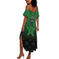 Custom Kenya Football Summer Maxi Dress Harambee Harambee Stars - Green Jersey - African Pride