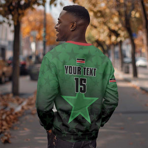 Custom Kenya Football Sweatshirt Harambee Harambee Stars - Green Jersey - African Pride