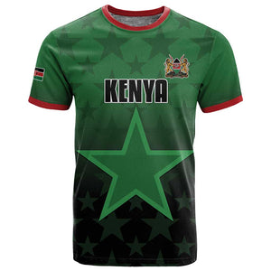 Custom Kenya Football T shirt Harambee Harambee Stars - Green Jersey - African Pride
