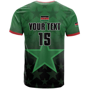 Custom Kenya Football T shirt Harambee Harambee Stars - Green Jersey - African Pride