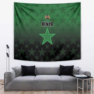 Kenya Football Tapestry Harambee Harambee Stars - Green Jersey - African Pride
