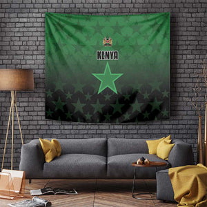 Kenya Football Tapestry Harambee Harambee Stars - Green Jersey - African Pride